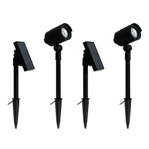 Tommy Bahama Smart Focus 100/60 Lumen Spot Light with Remote Solar Panel 2 pack